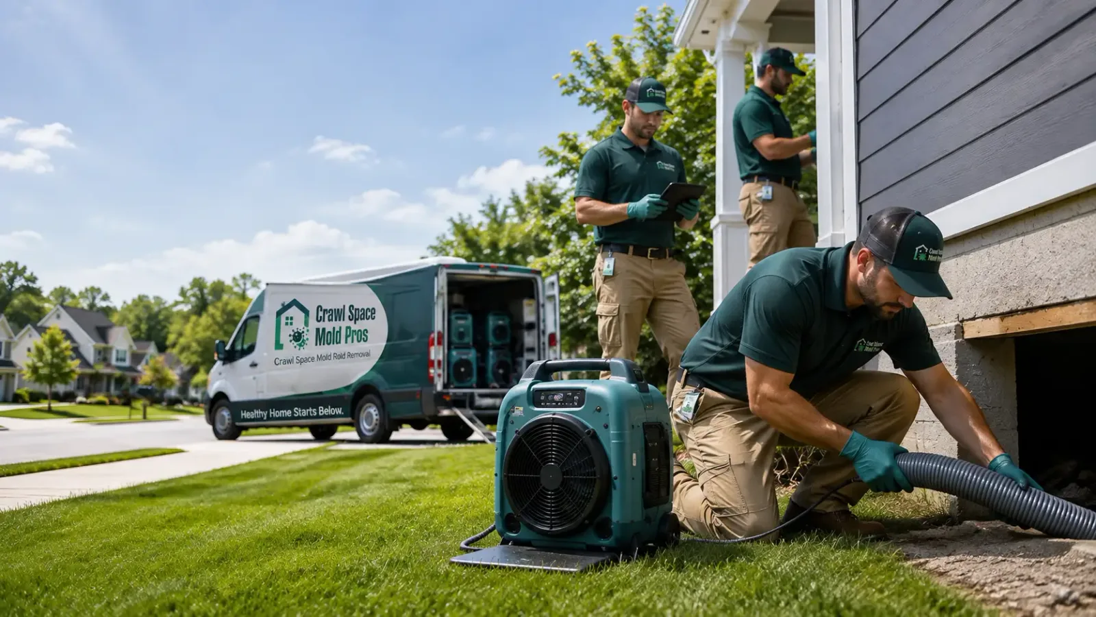 Crawl Space Mold Removal in Anthony, KS